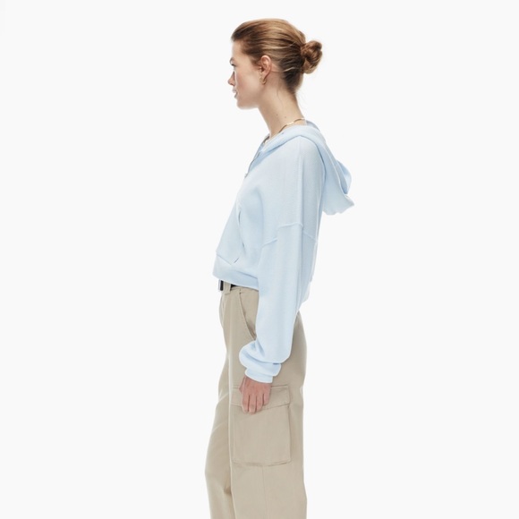 Aritzia tna waffle boxy hoodie - Picture 2 of 5